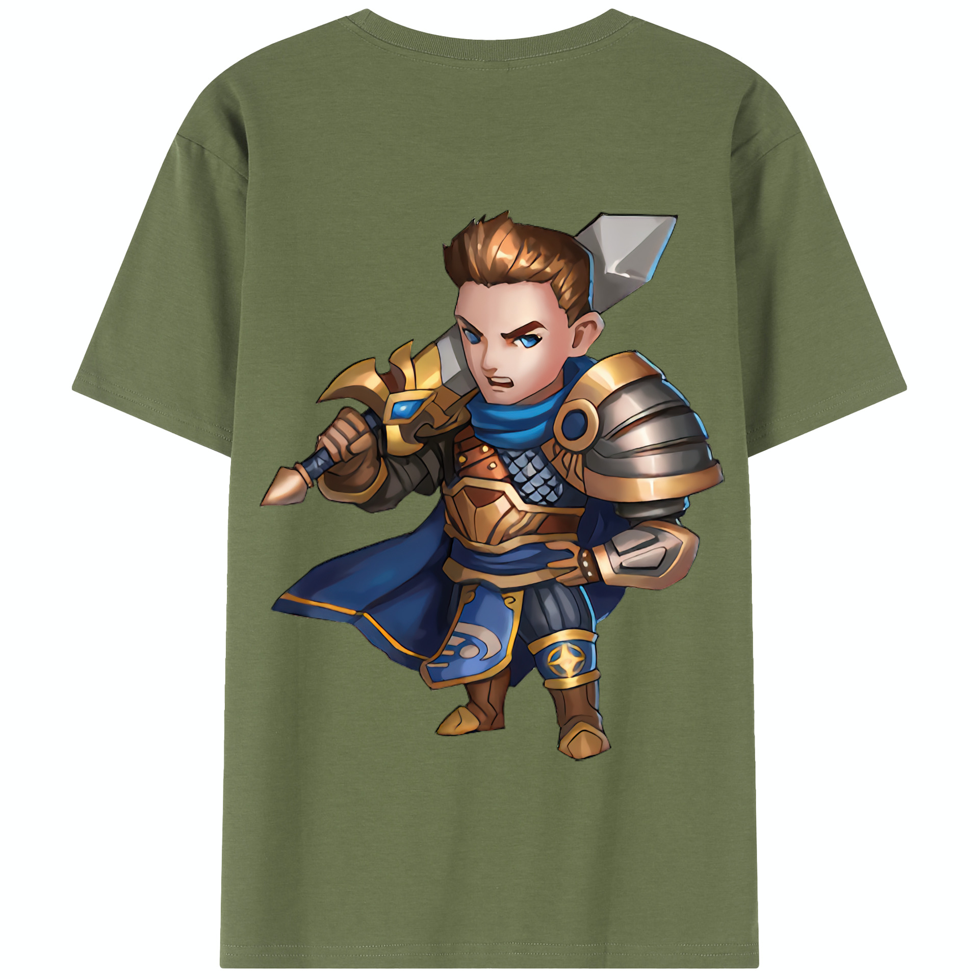 リーグ・オブ・レジェンド League of Legends LOL 綿100％半袖Tシャツ（背面プリント）